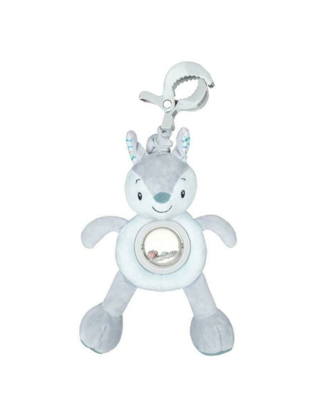 BN-593552,Petite&Mars - Jucarie de plus zornaitoare cu vibratii, Cu clips de fixare, 0 luni+, Conform cu standardul european de 