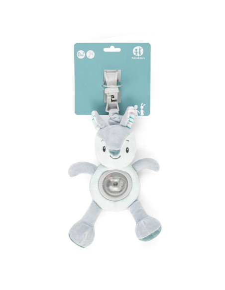 BN-593552,Petite&Mars - Jucarie de plus zornaitoare cu vibratii, Cu clips de fixare, 0 luni+, Conform cu standardul european de 
