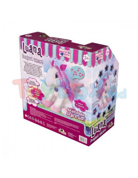 Jucarie de plus interactiva Noriel Pets Baby - Printesa Luana Jucarie de plus interactiva Noriel Pets Baby - Printesa Luana