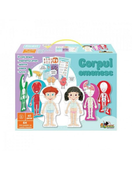 Puzzle educativ Noriel, Corpul omenesc,NOR5434