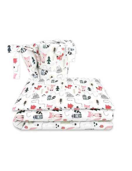 BN-6426972024778,Lenjerie patut cu 3 piese, MimiNu, Pentru patut 120x60 cm, Cu protectie laterala, Din bumbac certificat Oeko Te BN-6426972024778,Lenjerie patut cu 3 piese, MimiNu, Pentru patut 120x60 cm, Cu protectie laterala, Din bumbac certificat Oeko Te