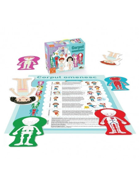 Puzzle educativ Noriel, Corpul omenesc,NOR5434
