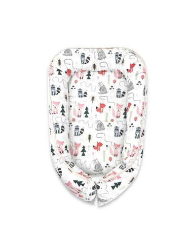 BN-6426972024839,Cosulet bebelus, MimiNu, Pentru dormit, Baby Cocoon 75x55 cm, Husa 100% bumbac, Din bumbac certificat Oeko Tex 