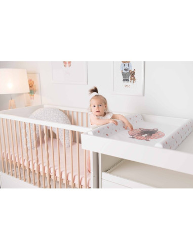 BN-W-216-000-735,Saltea de infasat, Ceba Baby, Basic, 50x70 cm, Atasabila la patut, Fara BPA, 0 luni+, Bulldog