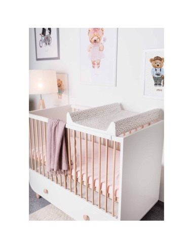 BN-W-216-000-725,Saltea de infasat, Ceba Baby, Basic, 50x70 cm, Atasabila la patut, Fara BPA, 0 luni+, Spots