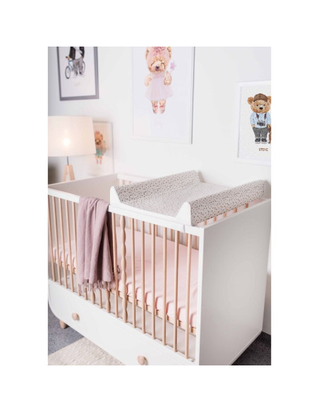 BN-W-216-000-725,Saltea de infasat, Ceba Baby, Basic, 50x70 cm, Atasabila la patut, Fara BPA, 0 luni+, Spots