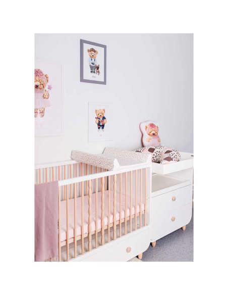 BN-W-216-000-725,Saltea de infasat, Ceba Baby, Basic, 50x70 cm, Atasabila la patut, Fara BPA, 0 luni+, Spots