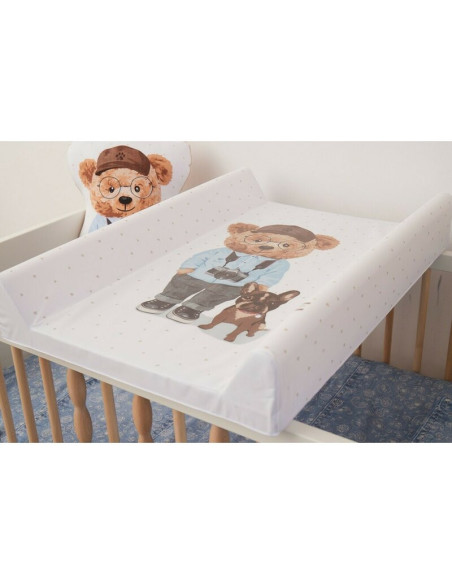 BN-W-203-132-686,Saltea de infasat, Ceba Baby, Confort, 50x70 cm, Atasabila la patut, Fara BPA, 0 luni+, Fluffy Puffy Bart