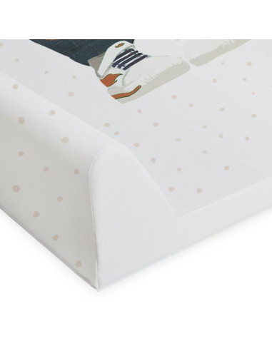 BN-W-203-132-682,Saltea de infasat, Ceba Baby, Confort, 50x70 cm, Atasabila la patut, Fara BPA, 0 luni+, Fluffy Puffy Joe