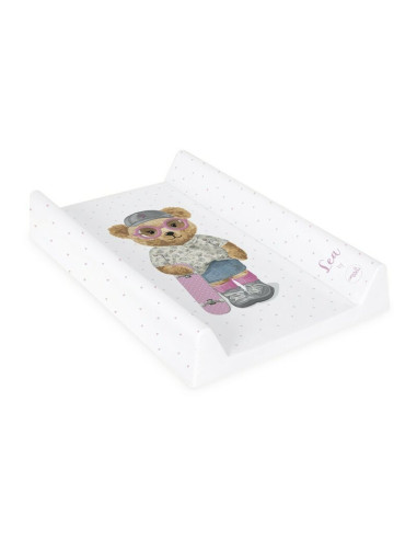 BN-W-203-132-684,Saltea de infasat, Ceba Baby, Confort, 50x70 cm, Atasabila la patut, Fara BPA, 0 luni+, Fluffy Puffy Lea
