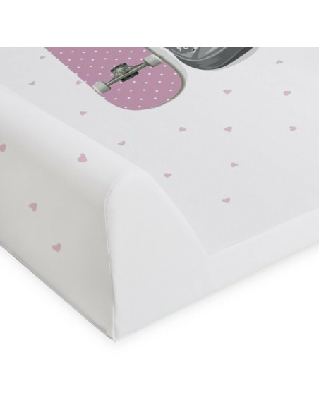 BN-W-203-132-684,Saltea de infasat, Ceba Baby, Confort, 50x70 cm, Atasabila la patut, Fara BPA, 0 luni+, Fluffy Puffy Lea