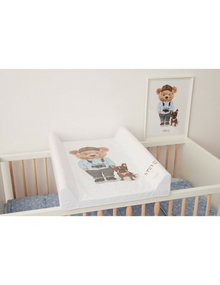 BN-W-203-132-684,Saltea de infasat, Ceba Baby, Confort, 50x70 cm, Atasabila la patut, Fara BPA, 0 luni+, Fluffy Puffy Lea