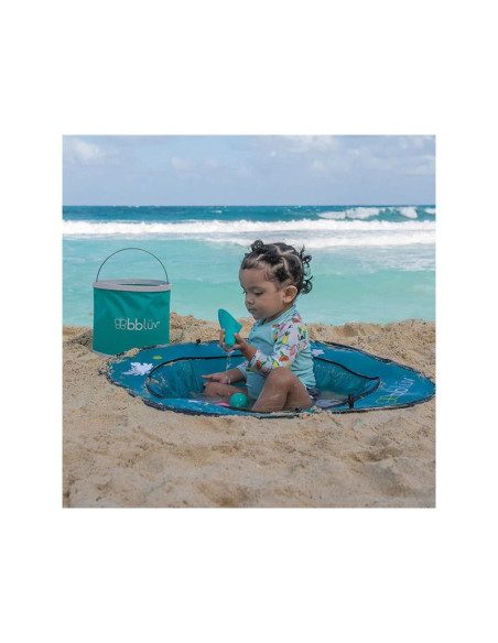 BN-BBL-B0128,Piscina copii, Bbluv, Arena, Usoara si pliabila, Include o galeata si geanta de transport, Sistem pop-up, 75x20 cm,