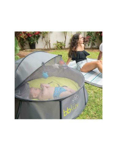 BN-BBL-B0102,Cort de joaca, BBluv, Nido, Cu plasa de tantari, Anti UV, Sistem pop-up, Ideal pentru plaja sau parc, Include 3 juc