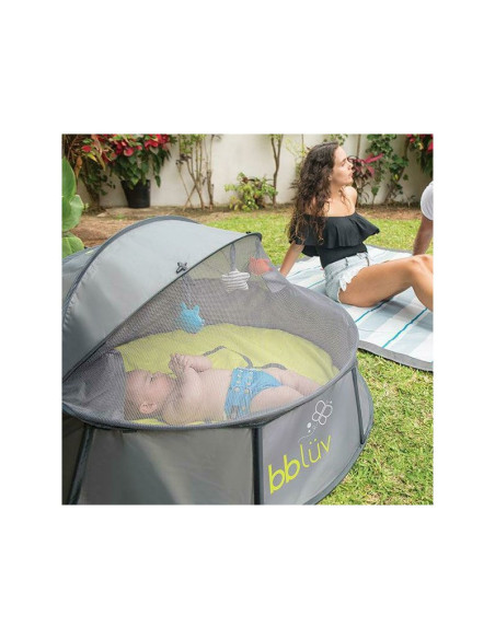 BN-BBL-B0102,Cort de joaca, BBluv, Nido, Cu plasa de tantari, Anti UV, Sistem pop-up, Ideal pentru plaja sau parc, Include 3 juc