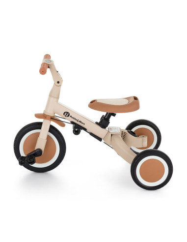 BN-613818,Tricicleta, Petite&Mars, Turbo, 5 in 1, Multifunctionala, Vehicul de impins, Bicicleta cu/fara pedale, Cu maner de ghi