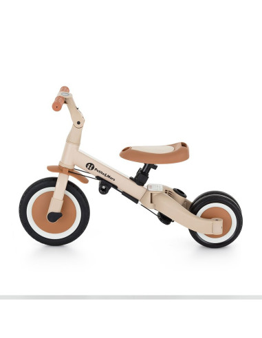 BN-613818,Tricicleta, Petite&Mars, Turbo, 5 in 1, Multifunctionala, Vehicul de impins, Bicicleta cu/fara pedale, Cu maner de ghi