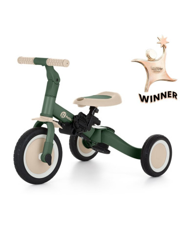 BN-613817,Tricicleta, Petite&Mars, Turbo, 5 in 1, Multifunctionala, Vehicul de impins, Bicicleta cu/fara pedale, Cu maner de ghi