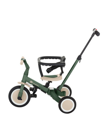 BN-613817,Tricicleta, Petite&Mars, Turbo, 5 in 1, Multifunctionala, Vehicul de impins, Bicicleta cu/fara pedale, Cu maner de ghi