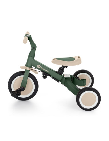 BN-613817,Tricicleta, Petite&Mars, Turbo, 5 in 1, Multifunctionala, Vehicul de impins, Bicicleta cu/fara pedale, Cu maner de ghi