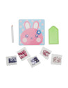161-086,Mini Atelier creativ DIY cu diamante - Bouncy Bunny