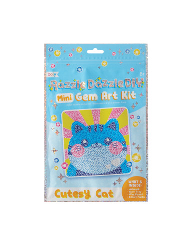 161-088,Mini Atelier creativ DIY cu diamante - Cutesy Cat