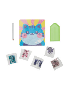 161-088,Mini Atelier creativ DIY cu diamante - Cutesy Cat 2