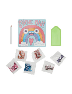 161-081,Mini Atelier creativ DIY cu diamante - Rad Rainbow 2