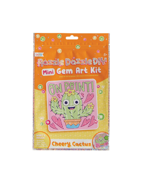 161-082,Mini Atelier creativ DIY cu diamante - Cheery Cactus