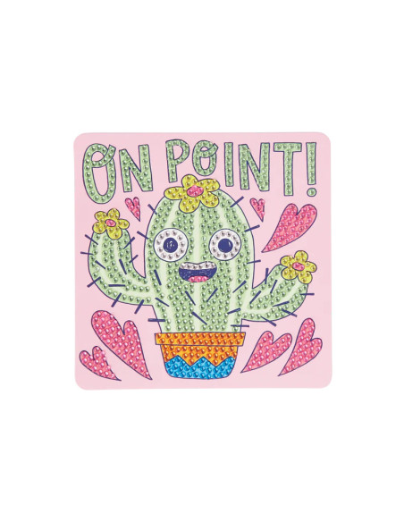 161-082,Mini Atelier creativ DIY cu diamante - Cheery Cactus