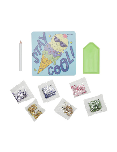 161-083,Mini Atelier creativ DIY cu diamante - Cool Icecream