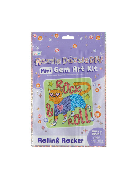 161-084,Mini Atelier creativ DIY cu diamante - Rolling Rocker