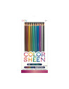 128-178,Creioane Colorate Metalice Color Sheen - Set de 12