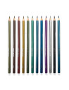 128-178,Creioane Colorate Metalice Color Sheen - Set de 12