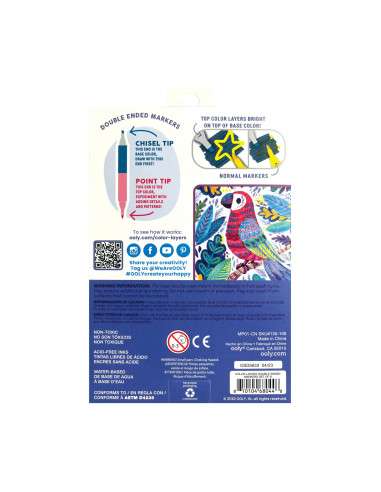 130-108,Carioci duble Color Layers - set de 8