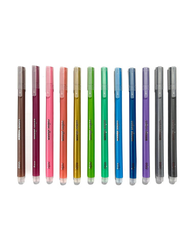 132-151,Pixuri cu gel colorate Metalice Color Sheen - Set de 12