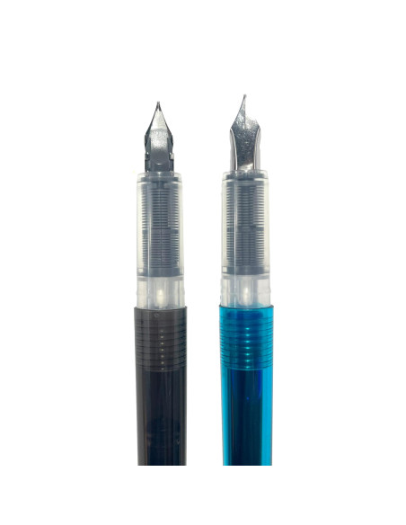 132-153,Stilouri Splendid Duo - set de 2 stilouri cu 4 rezerve de cerneala albastra si neagra