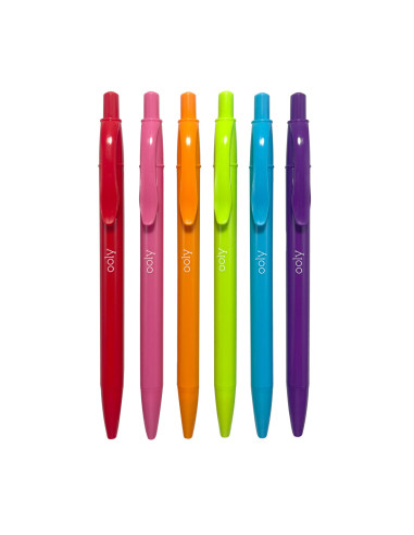 132-154,Pixuri colorate retractabile Bright Writers - set de 6