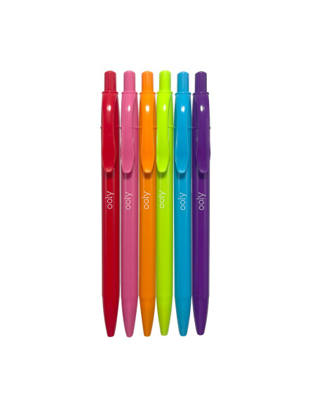 132-154,Pixuri colorate retractabile Bright Writers - set de 6