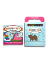 138-026,Set carte de colorat si creioane colorate - portabil, Unicorni