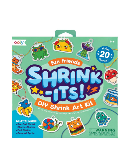 161-107,Set artistic DYI - Shrink-Its! - creaza brelocuri prin micsorare - Fun Friends