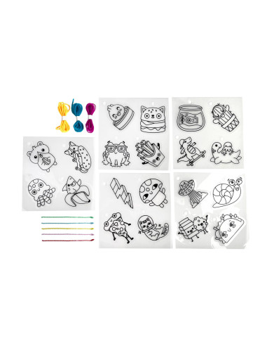 161-107,Set artistic DYI - Shrink-Its! - creaza brelocuri prin micsorare - Fun Friends