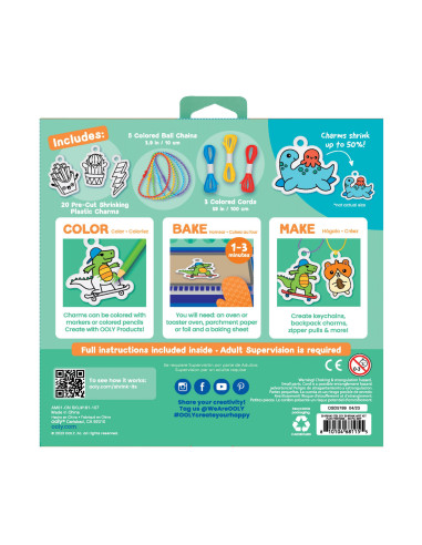 161-107,Set artistic DYI - Shrink-Its! - creaza brelocuri prin micsorare - Fun Friends