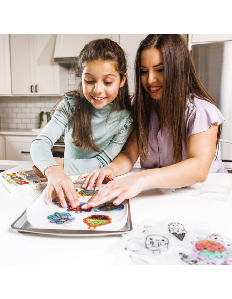 161-108,Set artistic DYI - Shrink-Its! - creaza brelocuri prin micsorare - Cute Crew