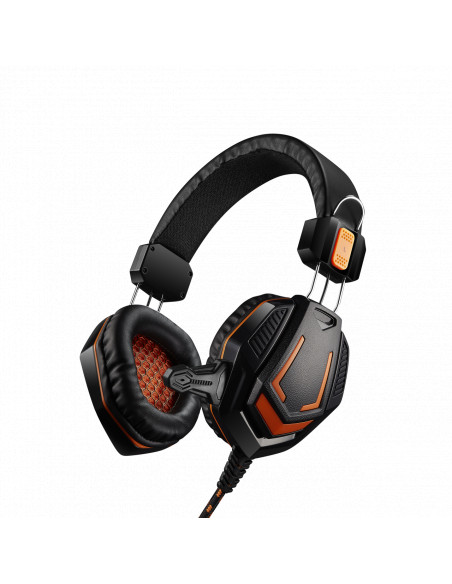 Casti Gaming cu microfon Canyon, Negru-Orange
