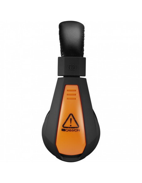 Casti Gaming Canyon Star Raider Black Orange