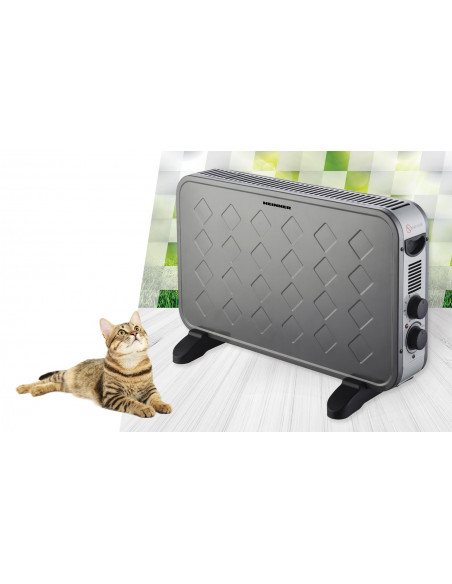 Convector Heinner HCVH-Y2000TSL, 2 setari de temperatura: