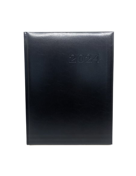 9493930,Agenda datata saptamanala 2024 Herlitz, format A4, 128 pagini, Negru