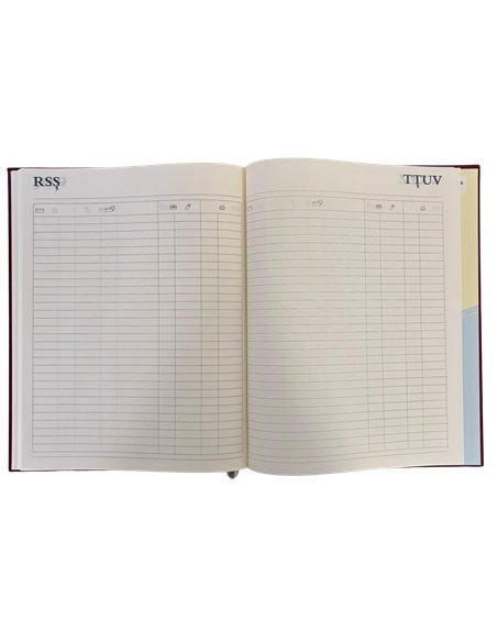 9493950,Agenda datata saptamanala Herlitz 2024, format A4, 128 pagini, Bordo