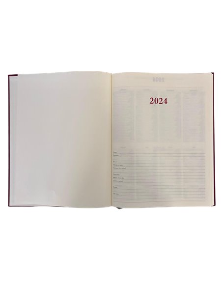 9493930,Agenda datata saptamanala 2024 Herlitz, format A4, 128 pagini, Negru